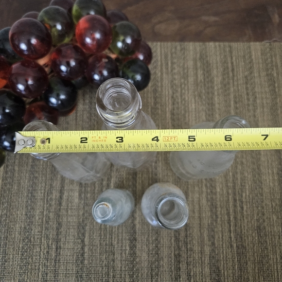 Vintage Glass Jars Found Object Nevada Mining VTG Decor Heinz Anchor - Picture 15 of 16